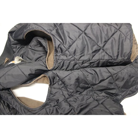 Carhartt men's 90s vintage VO2 CHT faded brown quilt lined vest USA made 3XL - Picture 5 of 12